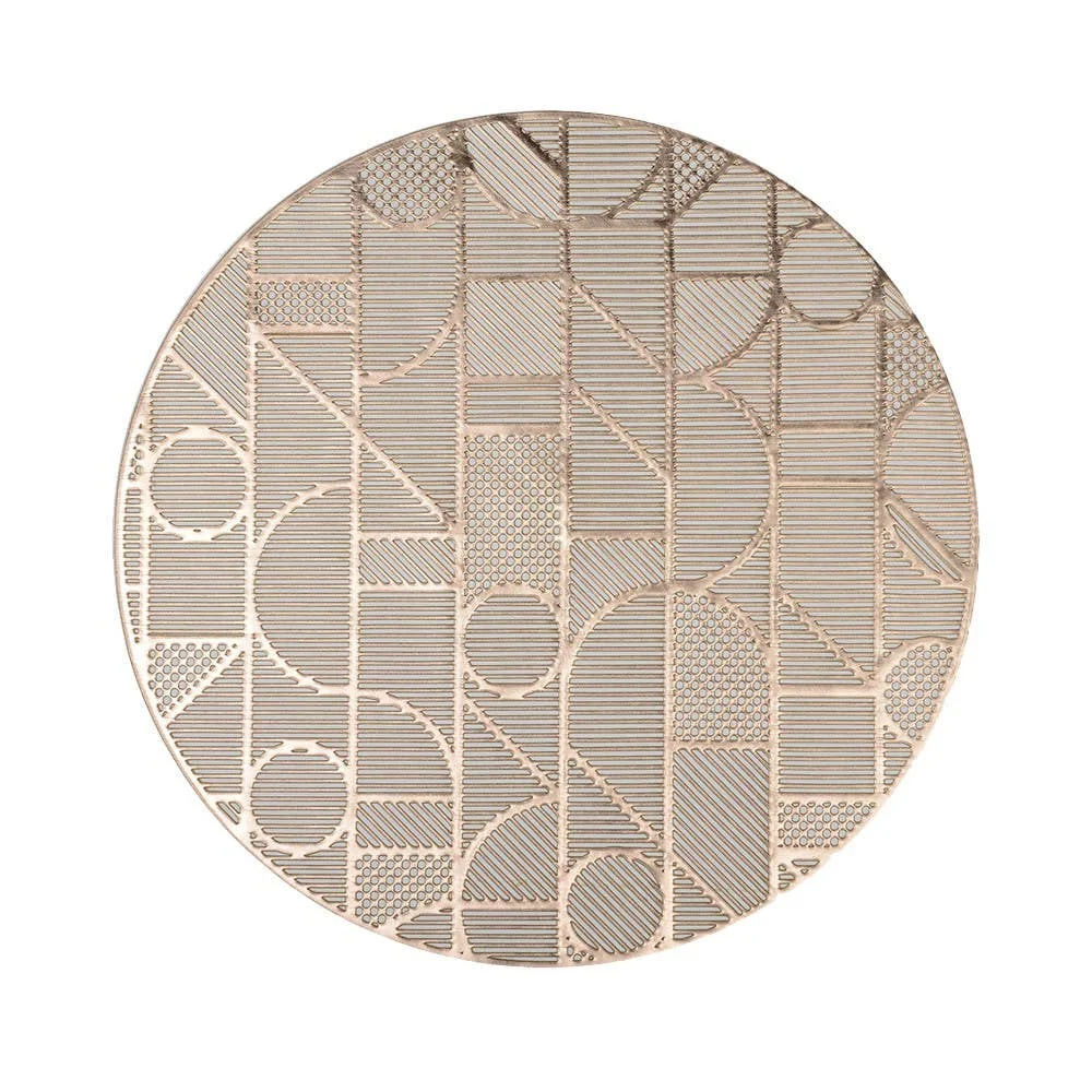AULICA Goldener geometrischer Tischset
