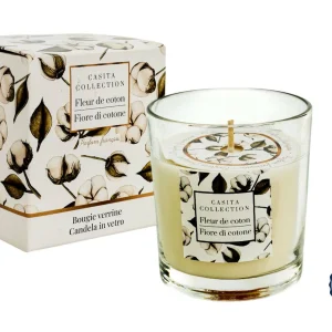 CP INTERNATIONAL Baumwollblüte Duftkerze im Glas 130g