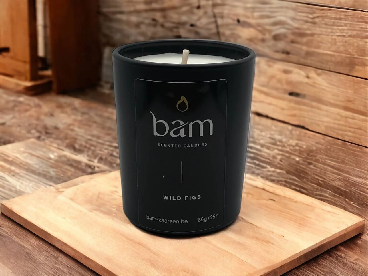 BAM BAM - WILDFEIGEN Duftkerze - BLACK Collection Klein