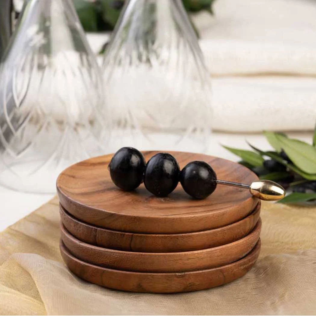 Edge Company Untersetzer-Set aus Akazienholz, 4-teilig