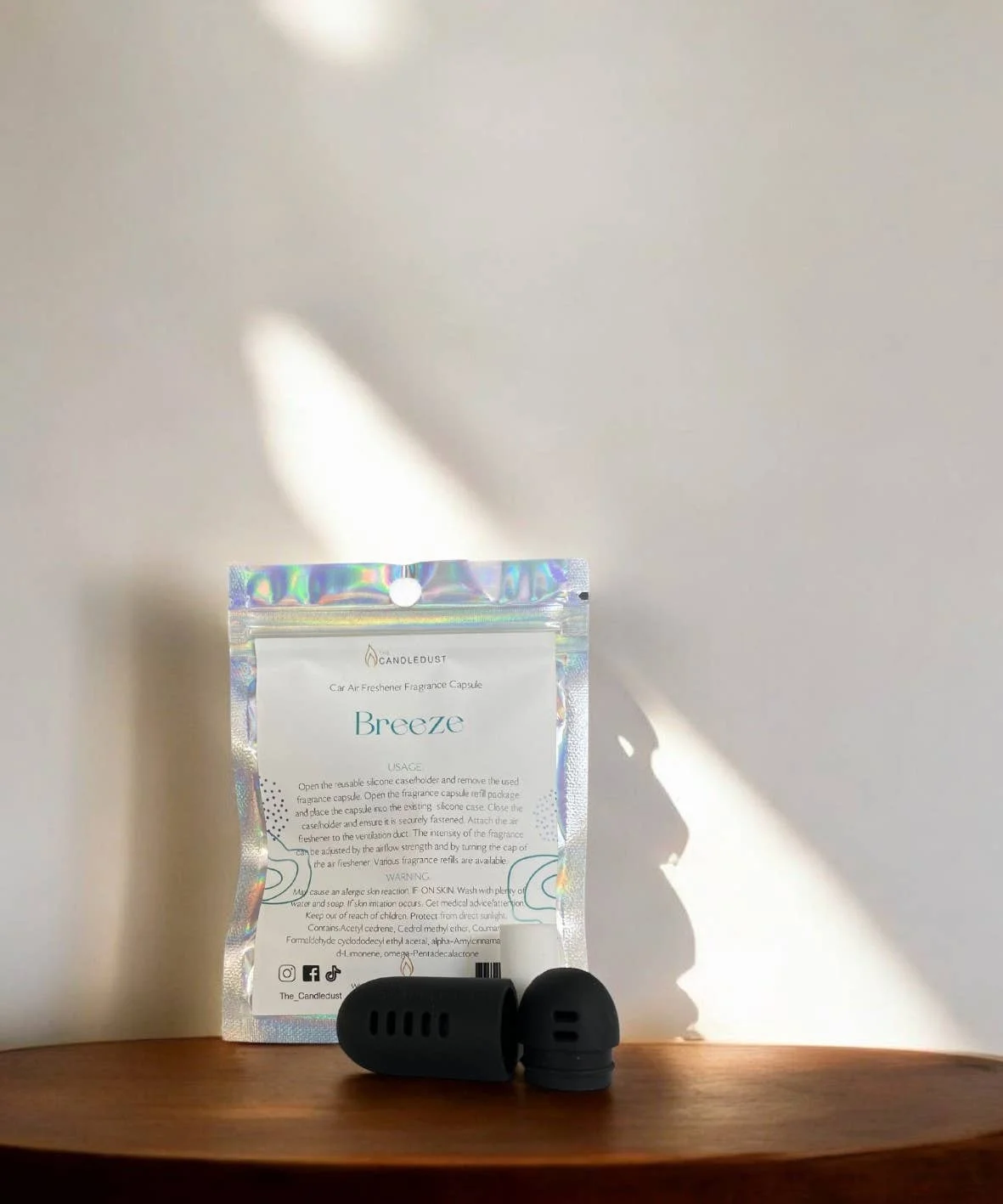 The Candledust Autodiffusor, Nachfüllpackung für Autoauffrischer: Unterschrift