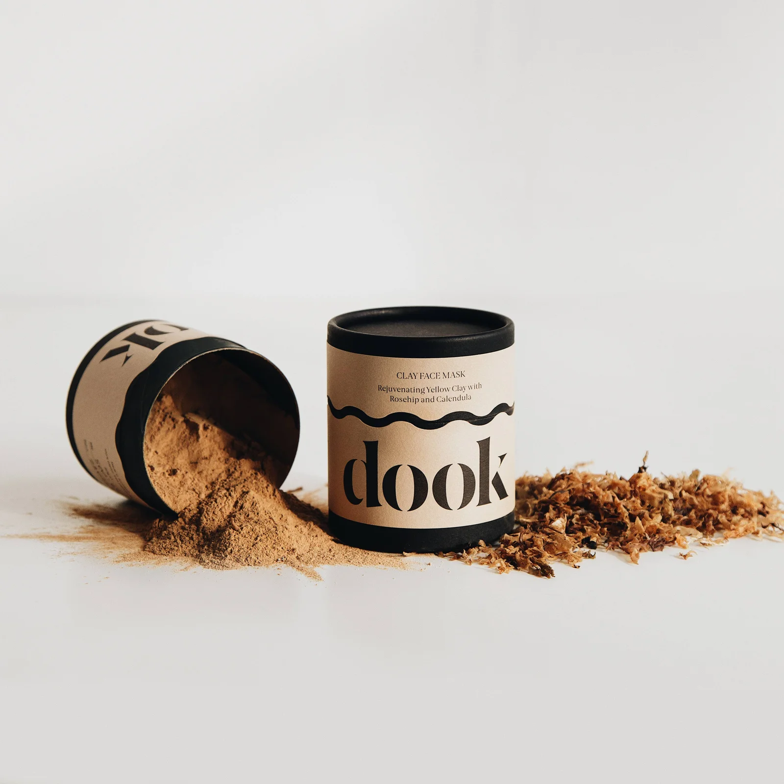 Dook - Scottish Salt Soap Reinigende Gesichtsmaske mit Gelbem Ton, Hagebutte & Ringelblume