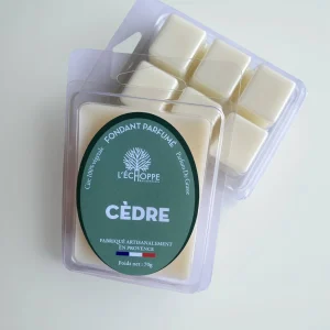 L'Échoppe Buissonnière Zedernholz - Duftaromatische Wachsplatte 70 g