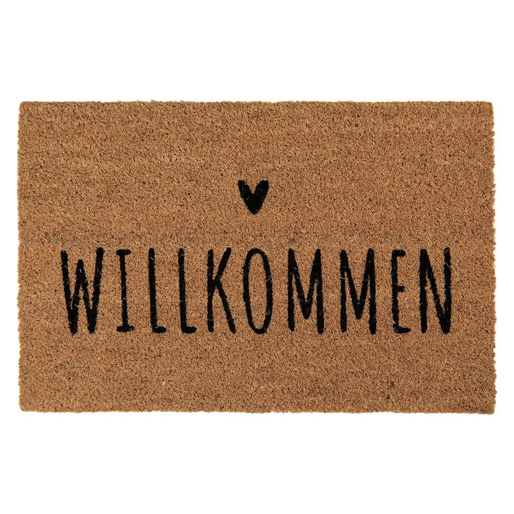 Clayre & Eef Clayre & Eef Fußmatte 60x40 cm aus braunem PVS Kokosfaser