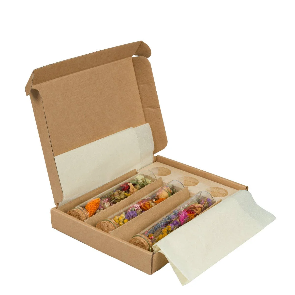 Wildflowers by Floriette Geschenkbox mit getrockneten Blumen und Botschaft in der Box – Groß