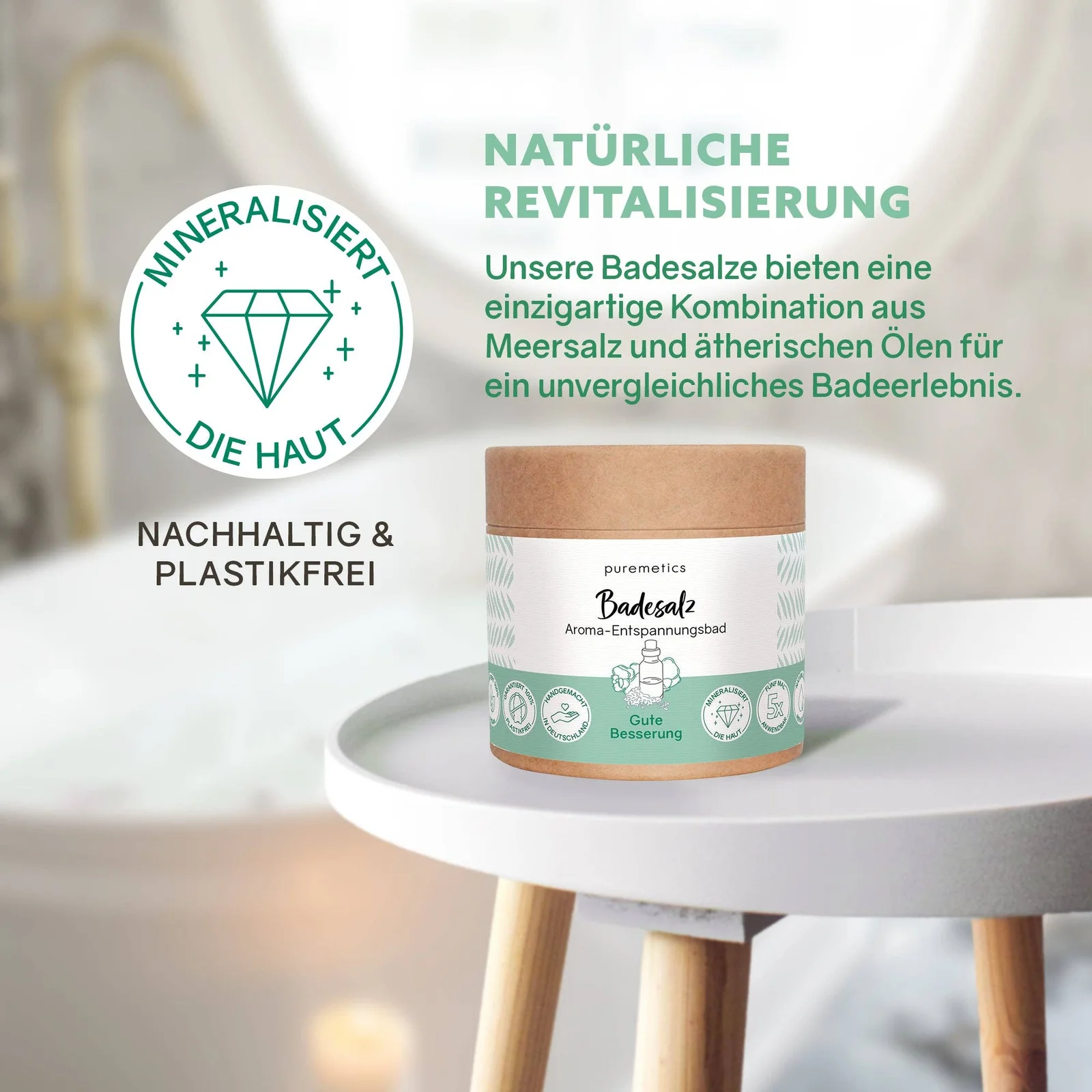 puremetics GmbH Badesalz 'Gute Besserung'