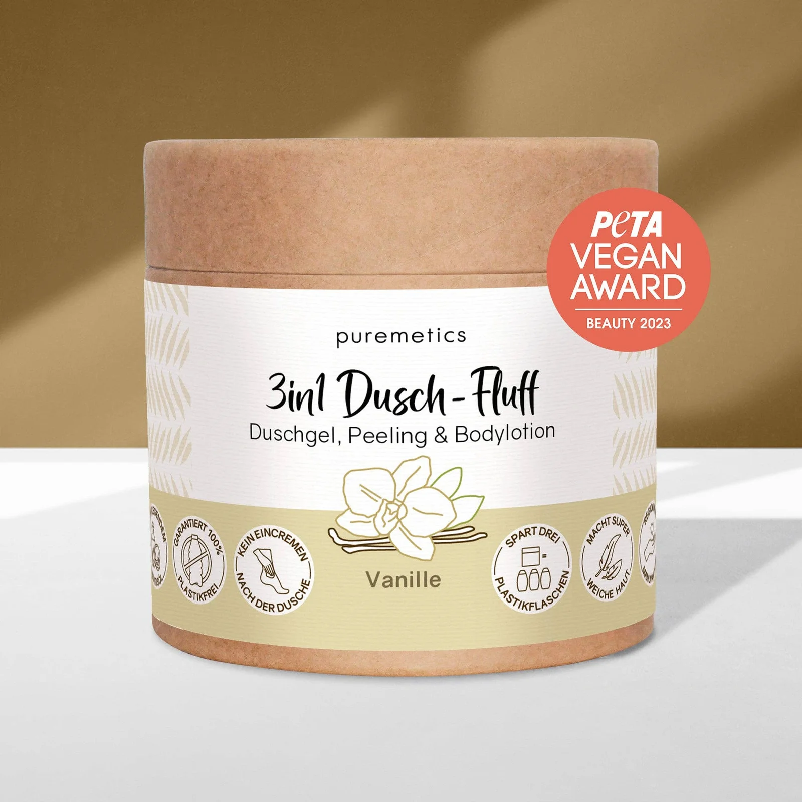 puremetics GmbH 3in1 Dusch-Fluff 'Vanille'