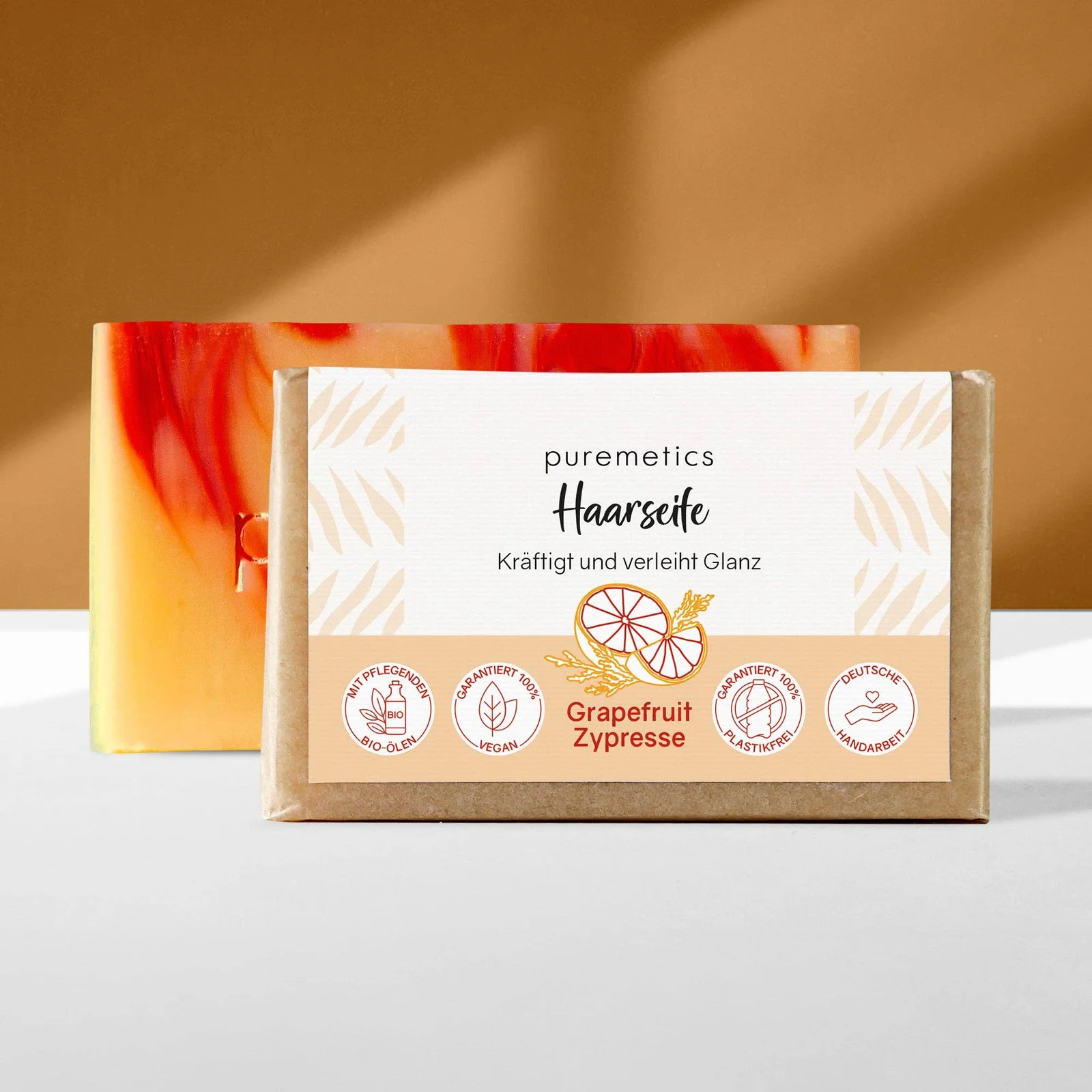puremetics GmbH Haarseife 'Grapefruit Zypresse'