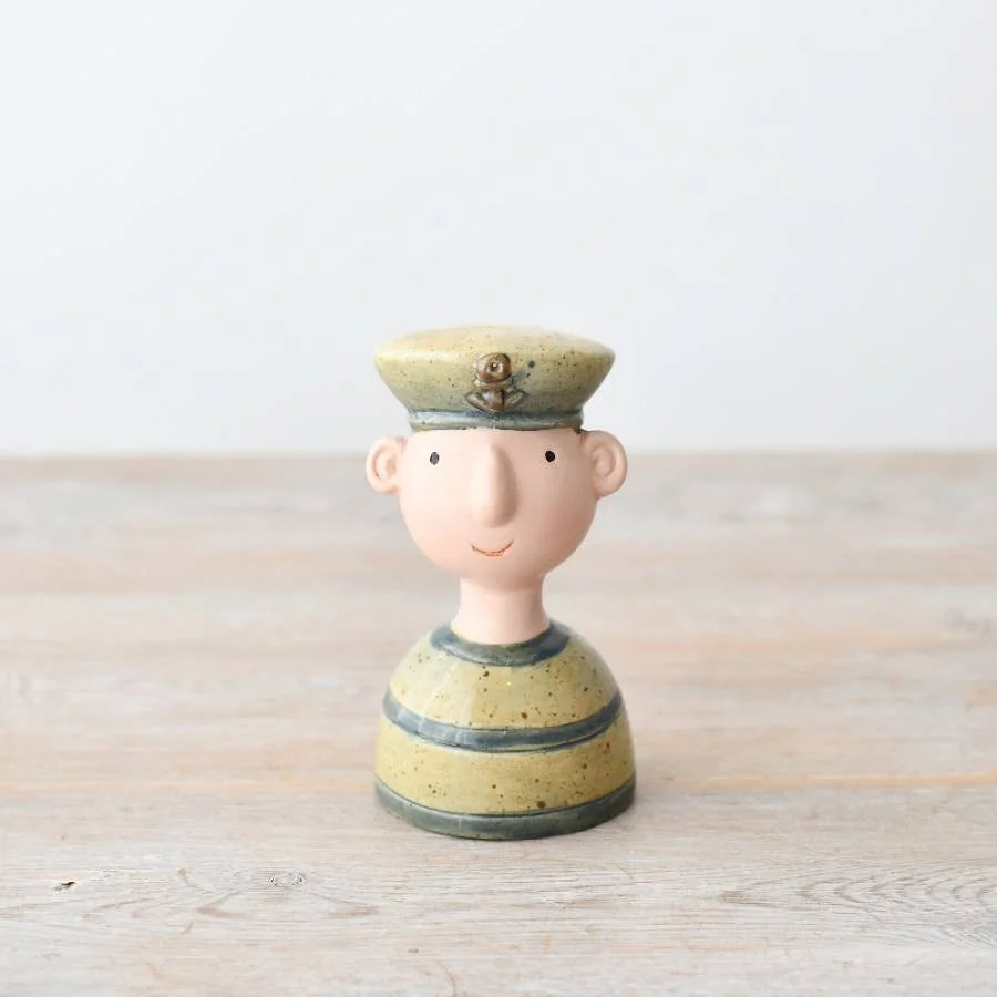 Gainsborough Giftware x Portland Living Stehende Matrosenfigur, 11 cm
