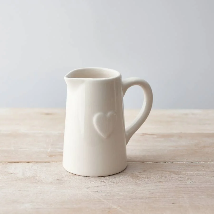 Gainsborough Giftware x Portland Living Keramik-Krug in Herzform, 11 cm