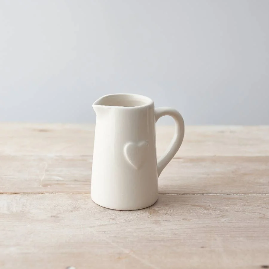 Gainsborough Giftware x Portland Living Keramik-Krug in Herzform, 8,5 cm