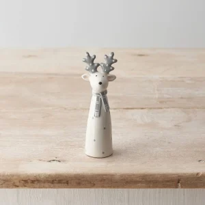 Gainsborough Giftware x Portland Living Grey Dotty Rentier, 11,5 cm