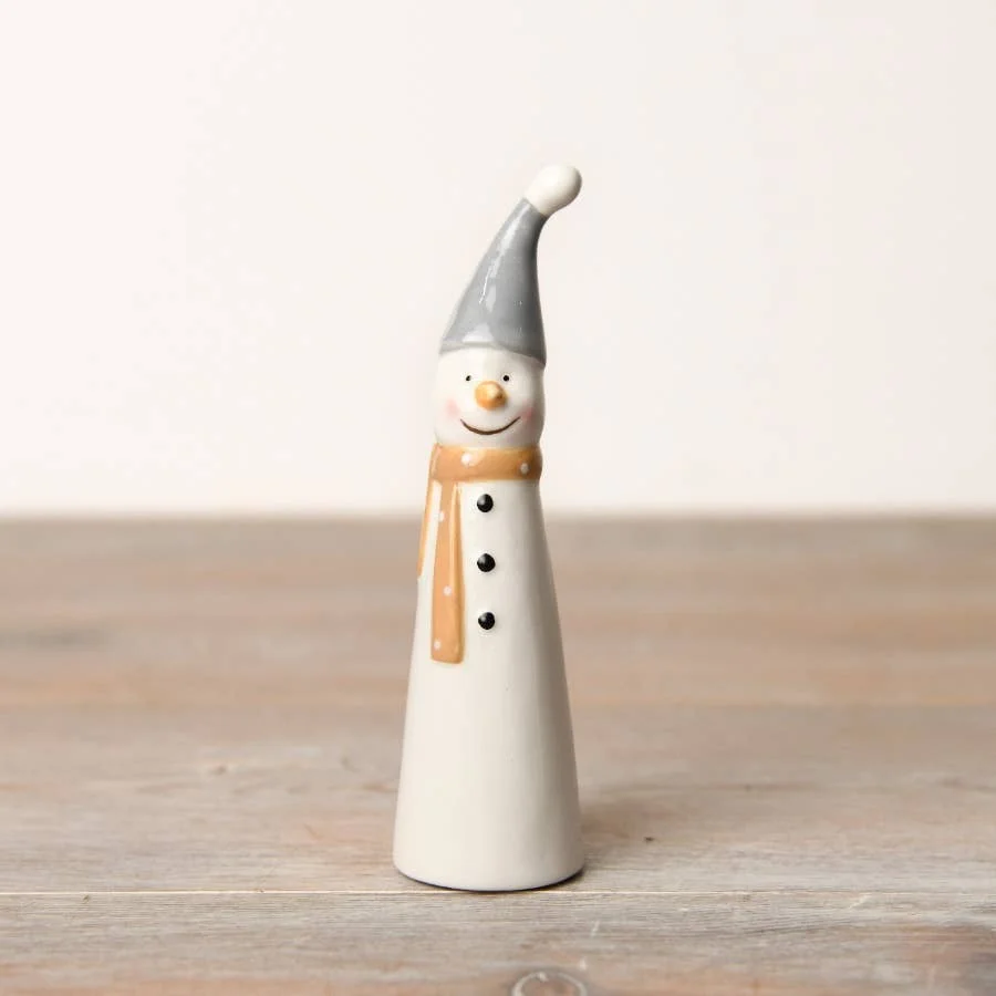 Gainsborough Giftware x Portland Living Keramischer Schneemann 16cm