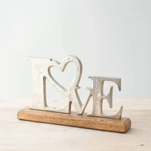 Gainsborough Giftware x Portland Living LOVE Holzschild, 28 cm