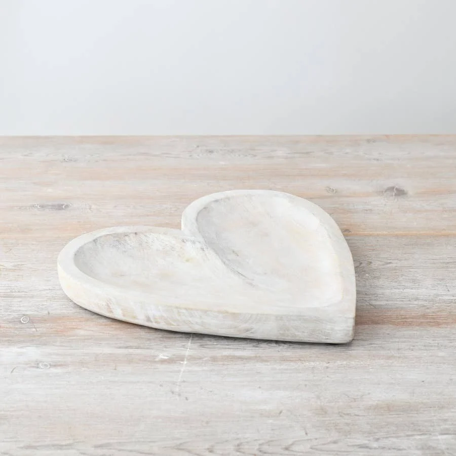 Gainsborough Giftware x Portland Living Holzherzschale, 26 cm