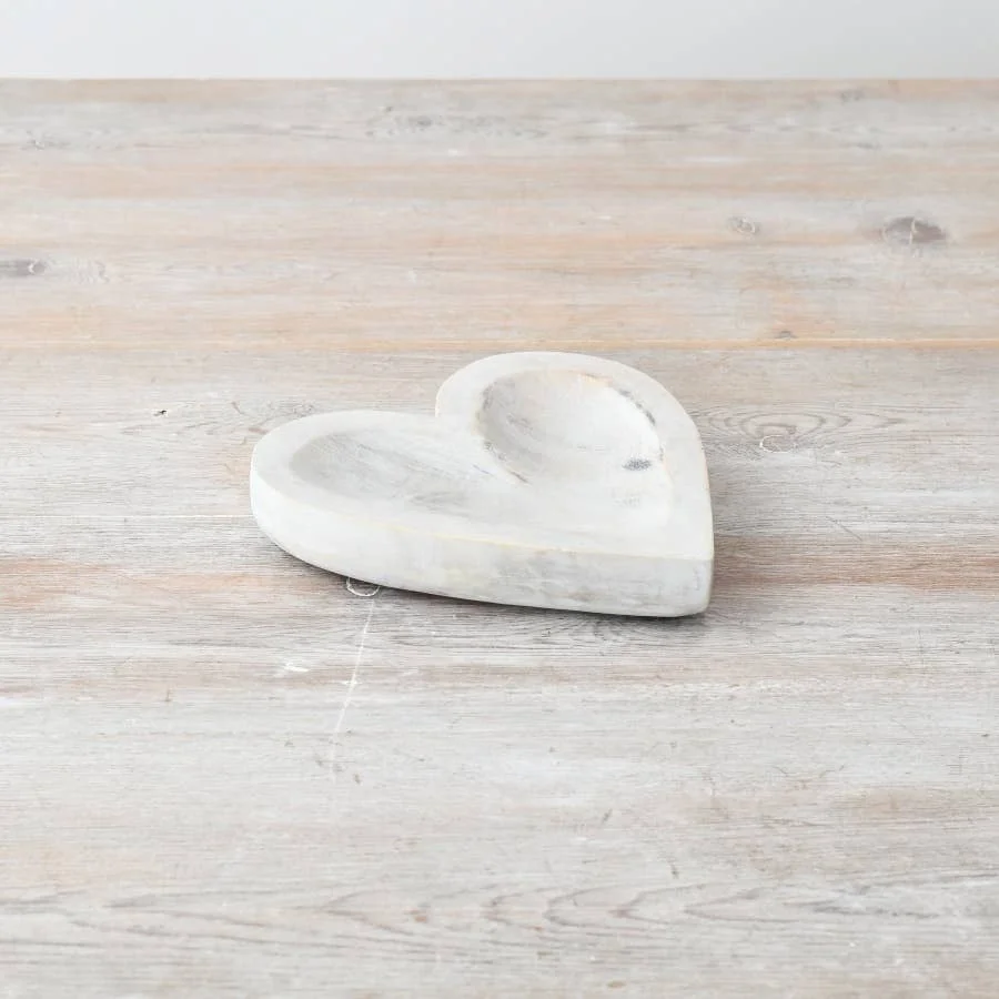 Gainsborough Giftware x Portland Living Holzherzschale, 15 cm