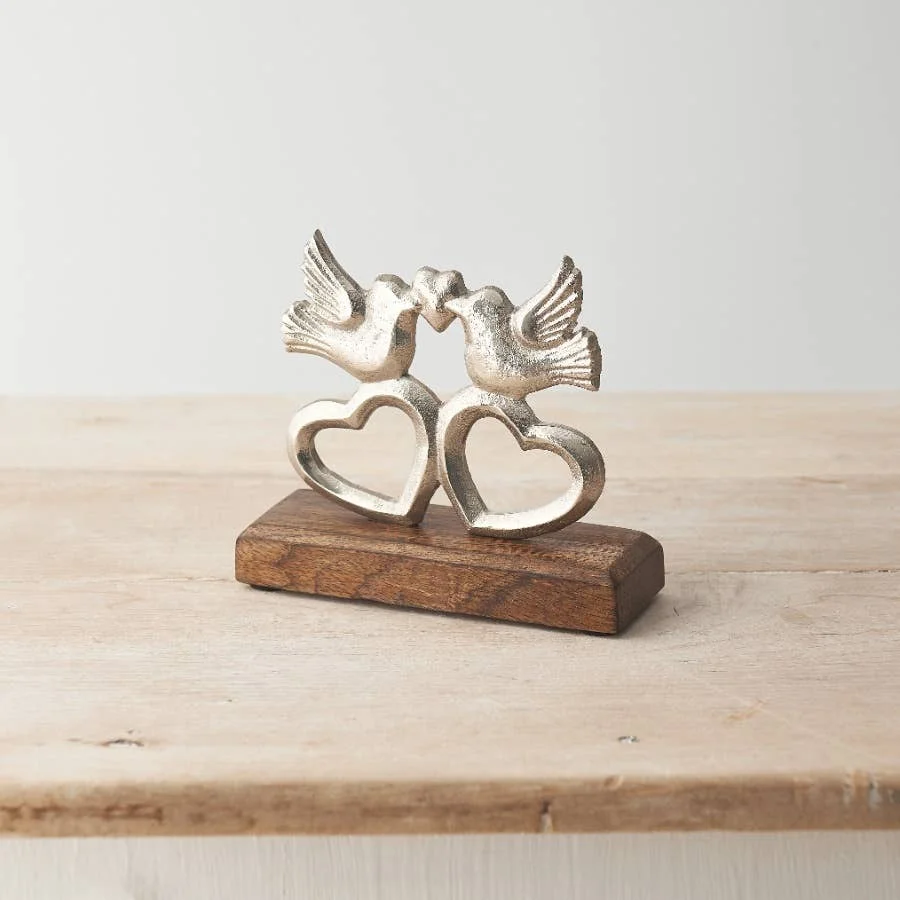 Gainsborough Giftware x Portland Living Dekofigur Love Birds, 12 cm