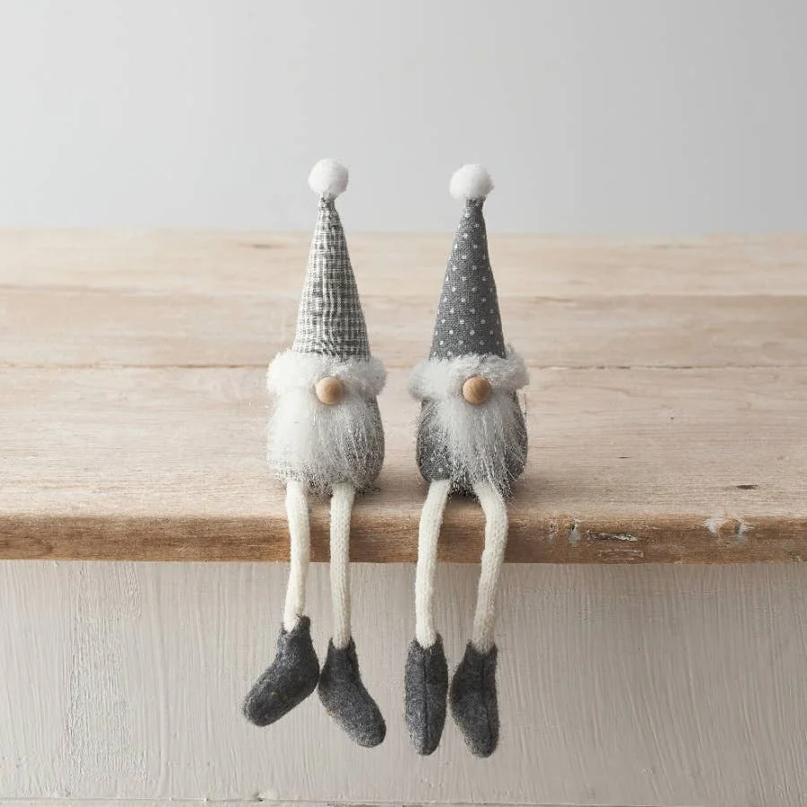Gainsborough Giftware x Portland Living Graue Wichtel, 20 cm