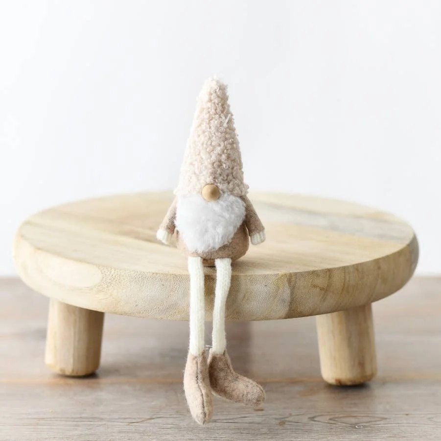 Gainsborough Giftware x Portland Living Sitzgonk in Naturton, 18 cm