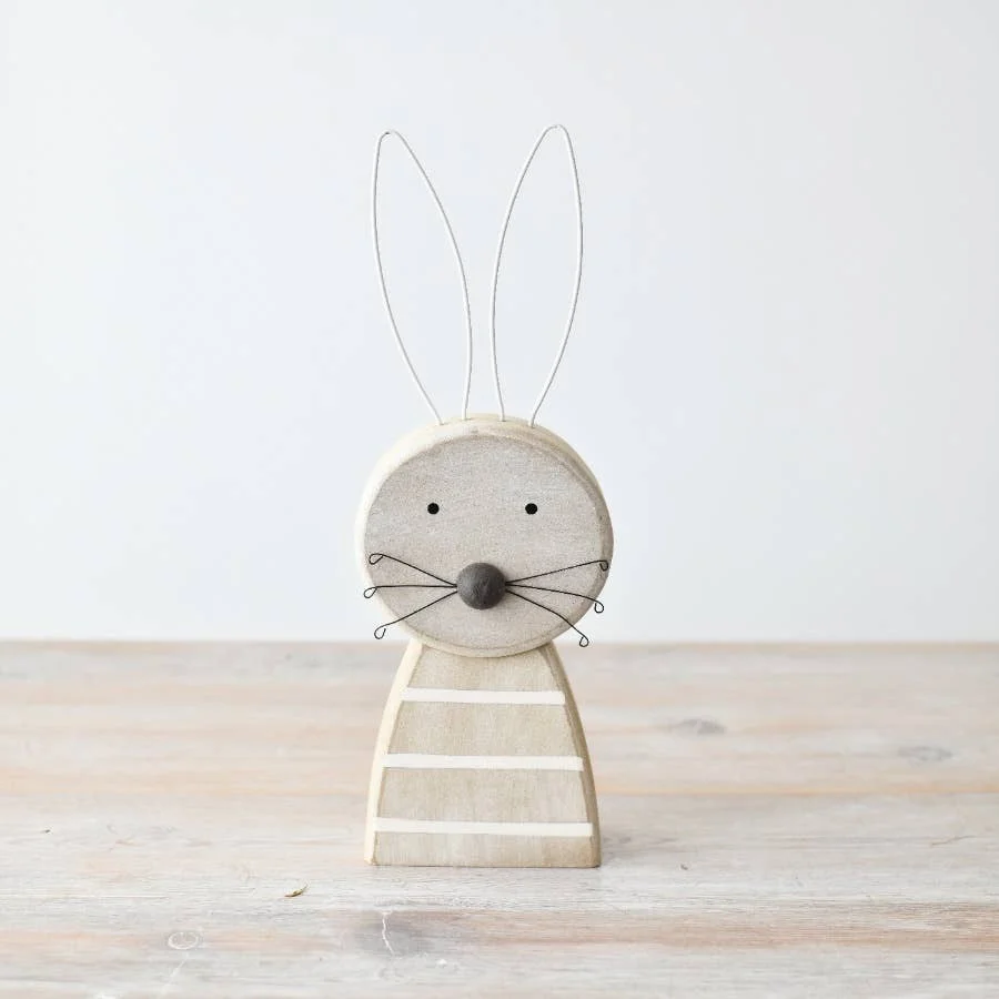 Gainsborough Giftware x Portland Living Holzhase-Gesichtsornament, 27 cm