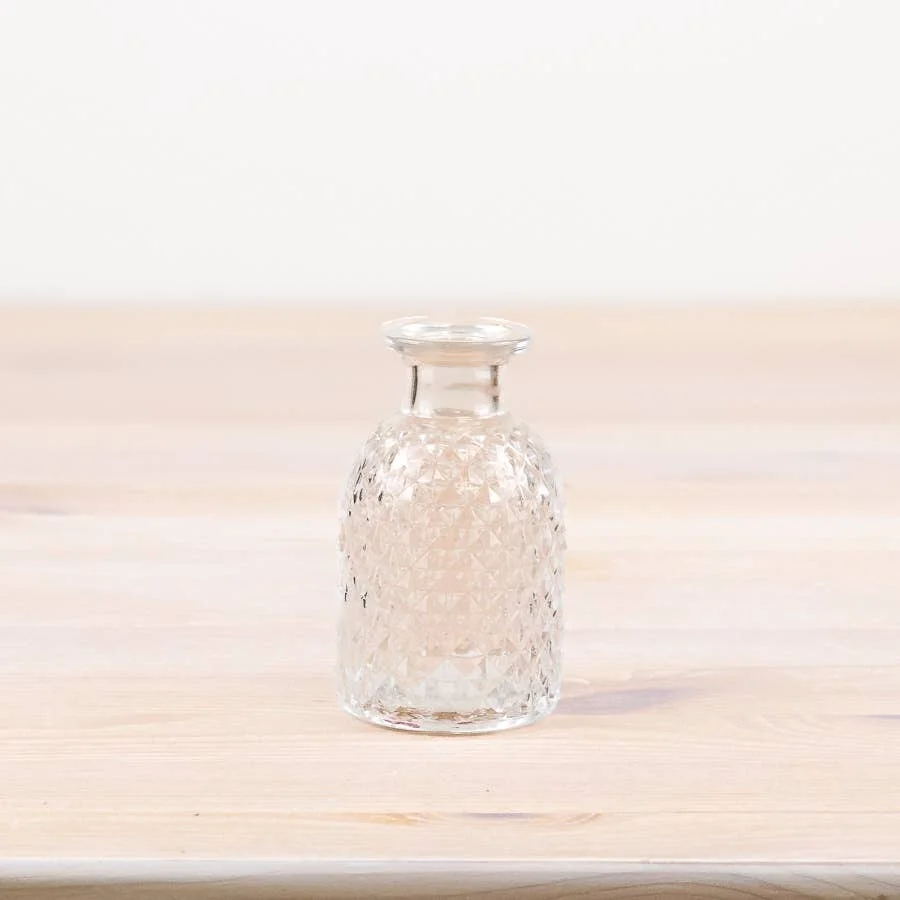Gainsborough Giftware x Portland Living Glasvase mit Muster, 9,2 cm