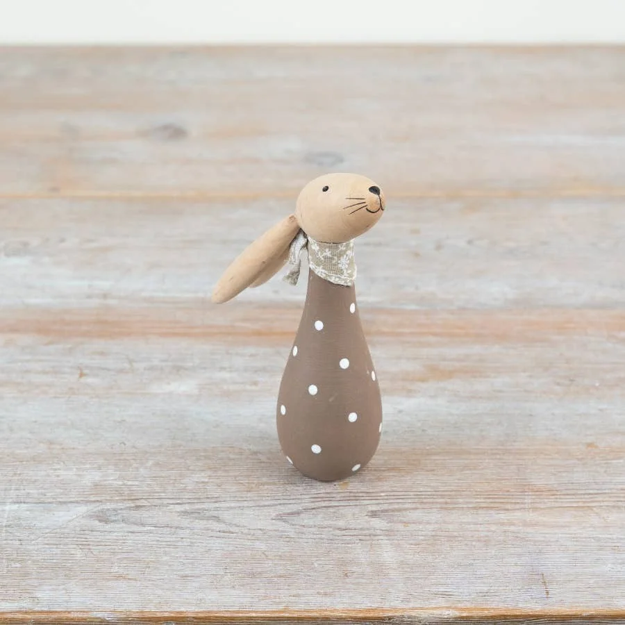 Gainsborough Giftware x Portland Living Gepunkteter Hase, 14,5 cm