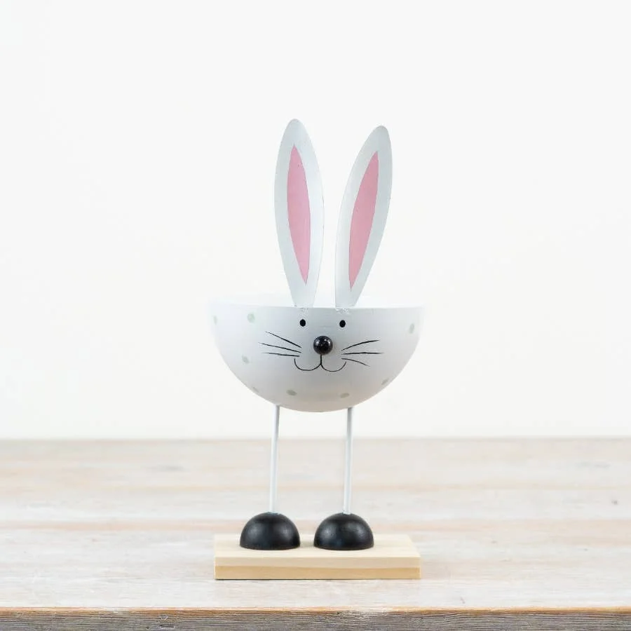 Gainsborough Giftware x Portland Living Hasenkopf auf Holzhalterung, 24 cm