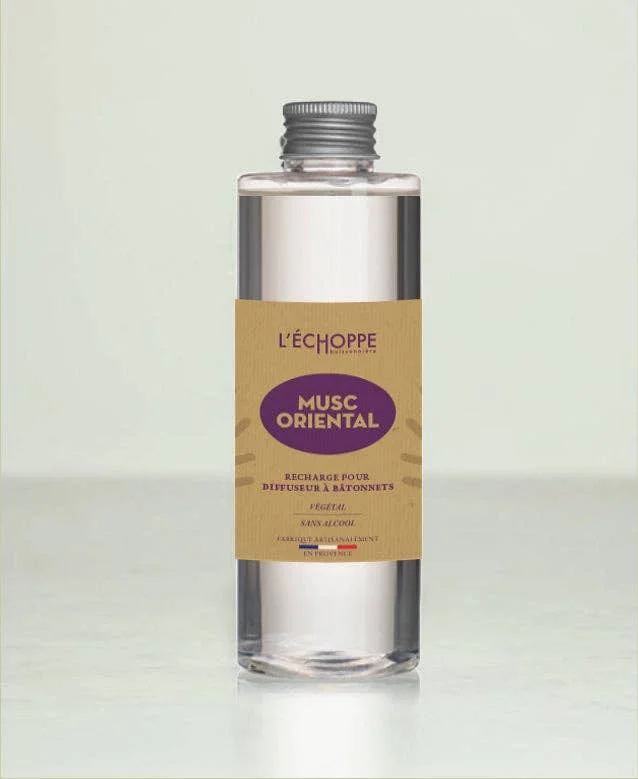 L'Échoppe Buissonnière Oriental Musk - Nachfüllflasche für Rattandiffusor 200 ml