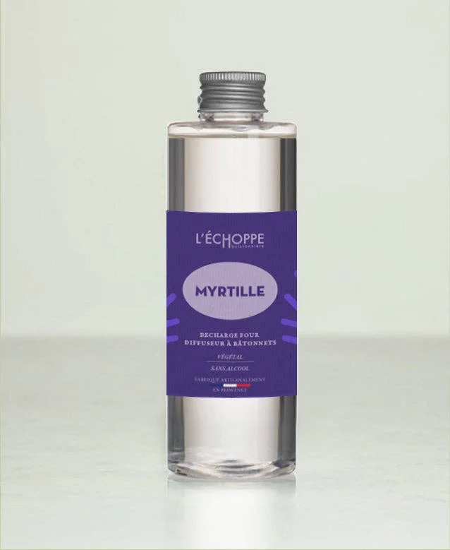 L'Échoppe Buissonnière Heidelbeere - Nachfüllpackung für Stäbchendiffusor 200ml