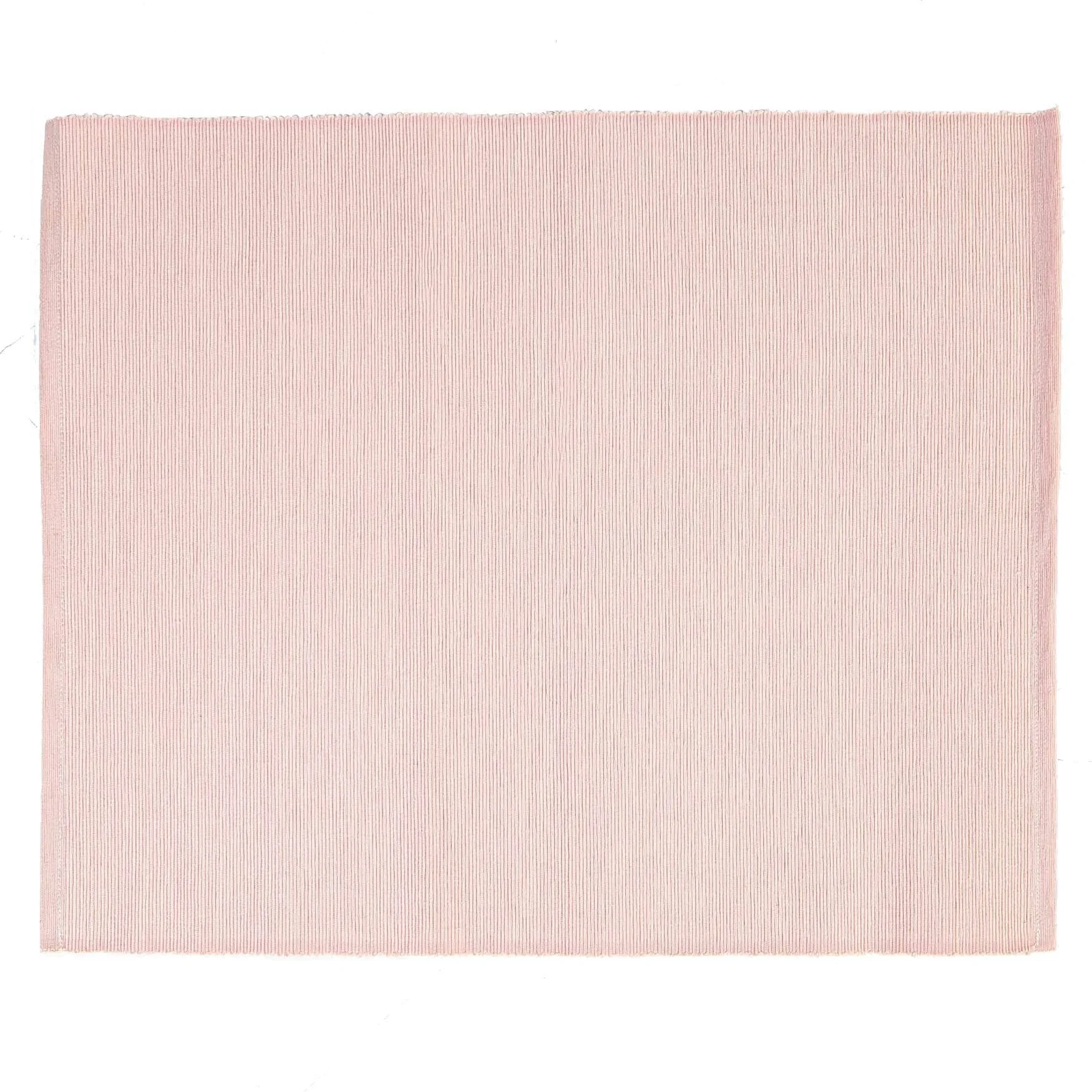 Rinkit Ltd Nicola Spring Platzset aus gerippter Baumwolle, Babyrosa