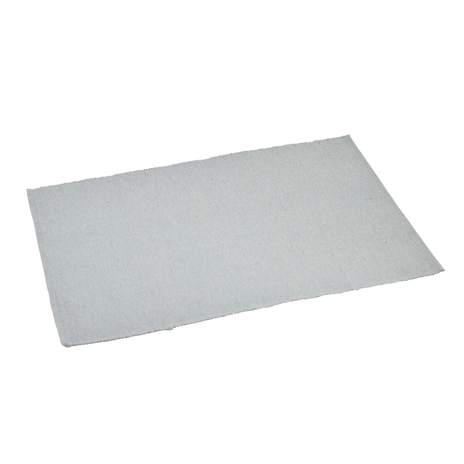 Rinkit Ltd Nicola Spring Tischset für Esstisch, gerippt, aus Baumwolle, Grau