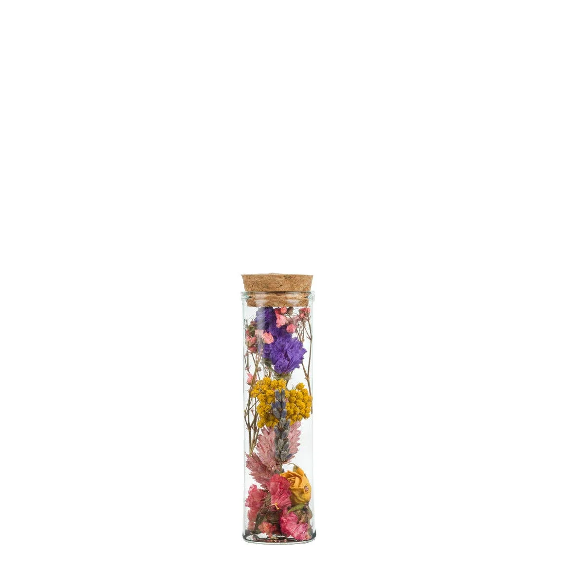 Wildflowers by Floriette Wunschflasche mit getrockneten Blumen – Mehrfarbig: Klein