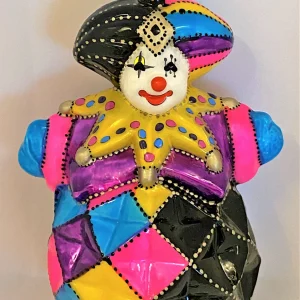 Komozja Harlekin in pink und blau KOMOZJA MOSTOWSKI