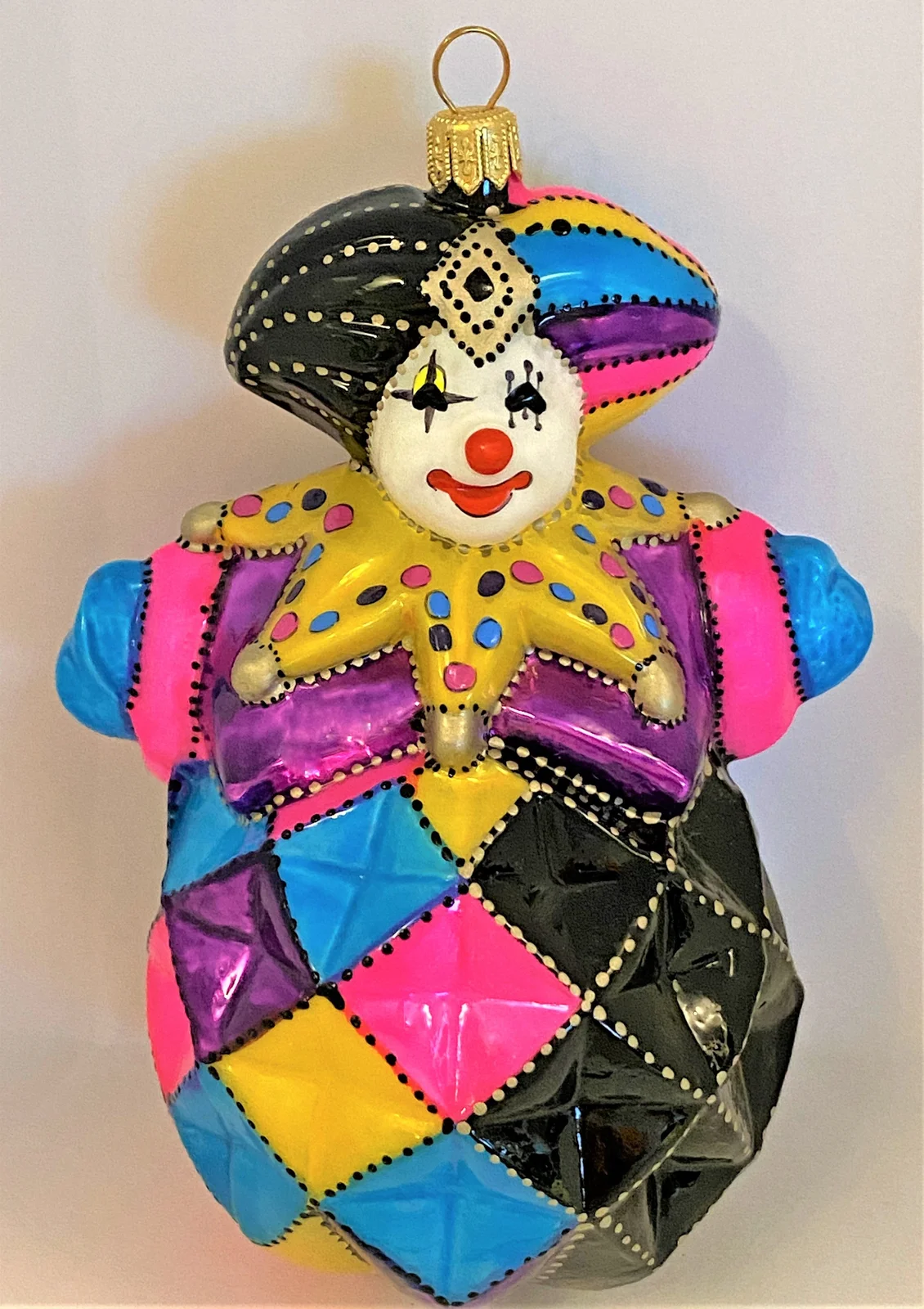 Komozja Harlekin in pink und blau KOMOZJA MOSTOWSKI
