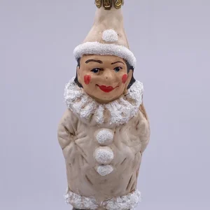 Marolin Kleiner Clown im weissen Pierrot Kostüm