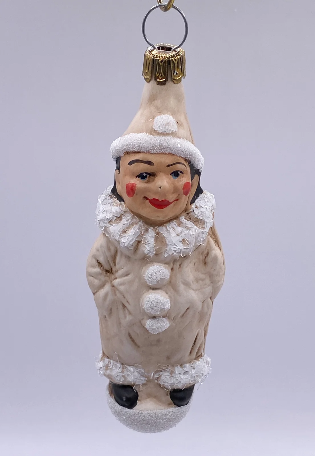 Marolin Kleiner Clown im weissen Pierrot Kostüm