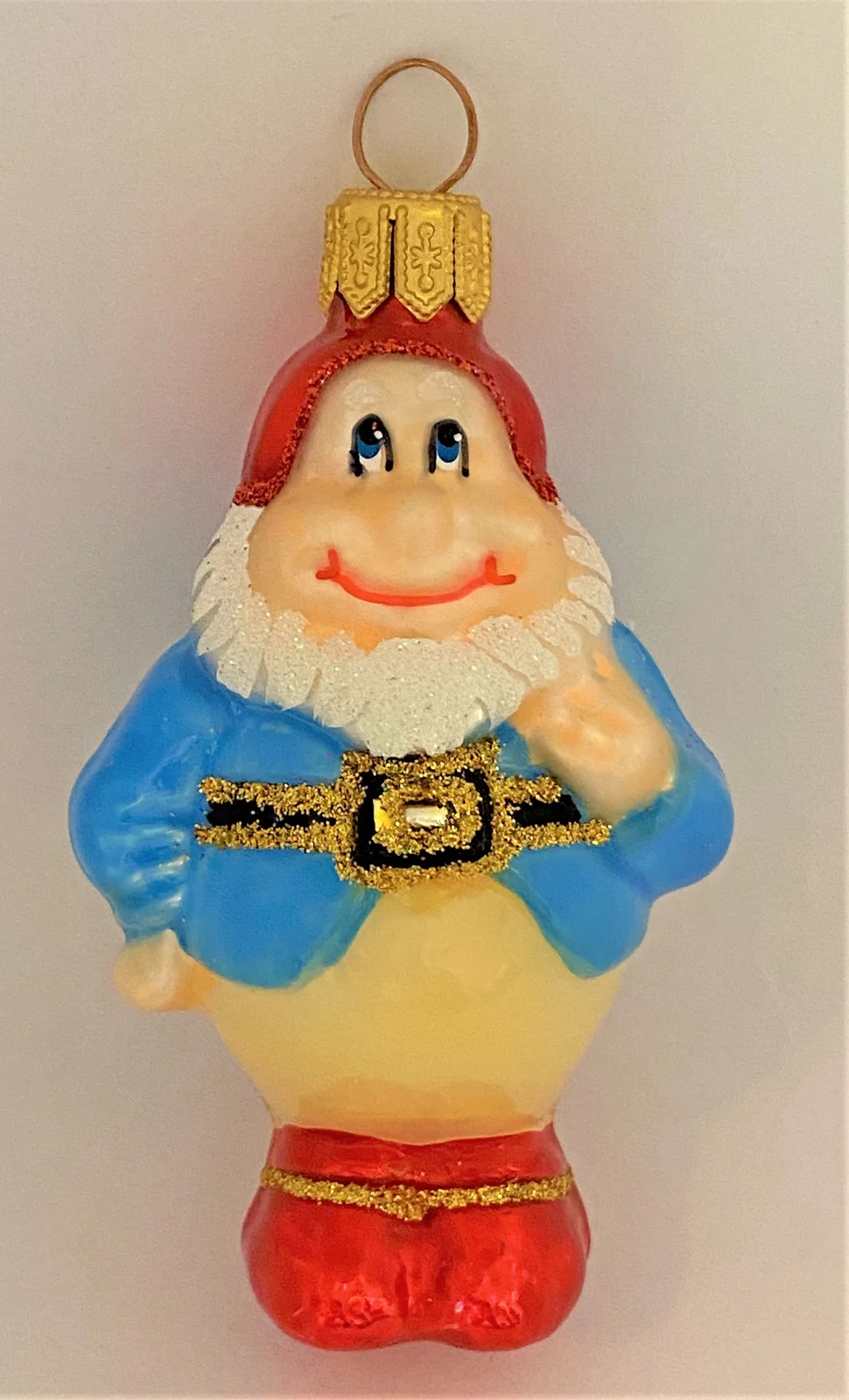 MaxGlass Fröhlicher Zwerg mit blauer Jacke