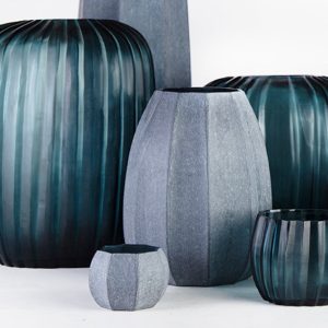 Guaxs, Teelicht KOONAM, dark indigo