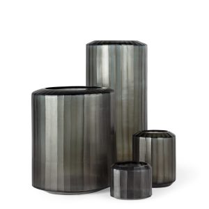 Guaxs, Vase OMAR, Indigo-smokegrey