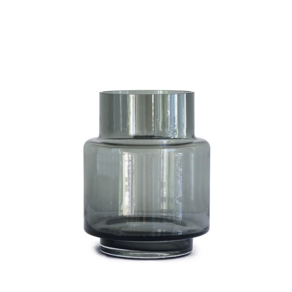 Ro Collection, Vase Hurricane No. 53, Smoked Grey