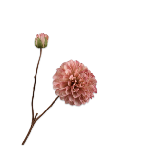 Silk-ka, Dahlienzweig rosa, 60 cm